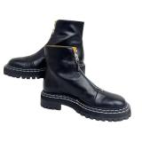 Proenza Schouler Like New Leather Zip-Up Booties Size 37