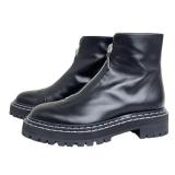 Proenza Schouler Like New Leather Zip-Up Booties Size 37