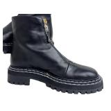 Proenza Schouler Like New Leather Zip-Up Booties Size 37