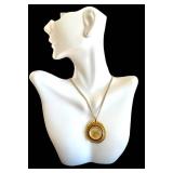 Vintage Jowissa Watch Pendant Necklace 30in Chain