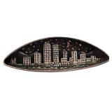 Sterling Skyline Brooch Pin