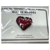 Macon & Lesquoy Bijoux Brodes Hand Embroidered Jewels (Lot of 3)