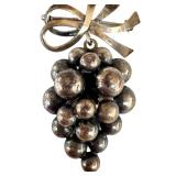 Vintage John L Denmark 830 Sterling Silver Grape Brooch