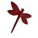 Dragonfly Brooch Red