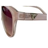 Guess Sunglasses Pink Translucent Frame