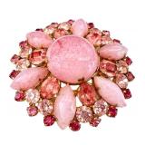 Vintage Rhinestone Brooch Trio Sterling & Austria