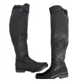 Dusica Sacks Italian Leather Knee High Boots Size 37.5