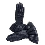 Carlos Falchi Leather Gloves