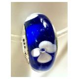Pandora Murano Glass Sterling Silver Charm