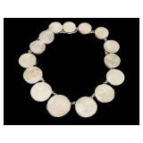 Unmarked Disc Necklace 18in
