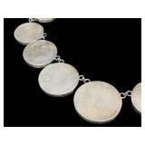 Unmarked Disc Necklace 18in