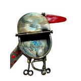 Gabrielle Gould Dappled Red Beaked Hunter Pendant Locket