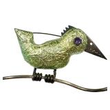 Les Cylinder Handcrafted Brooch