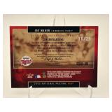 2005 Fleer National Pastime MLB Autograph Game Used Jersey Card Joe Mauer, Serial #