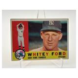 1960 Topps Whitey Ford Vintage Baseball Card Hall of Famer
