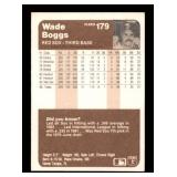 1983 Fleer - Wade Boggs #179 (RC) Rookie Card