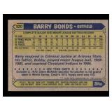 1987 Topps - Barry Bonds #320 (RC) Rookie Card