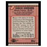 1990 Topps - Deion Sanders #469 Rookie Card
