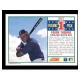 1990 Score Frank Thomas #663 Rookie Card