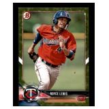 2018 Bowman Royce Lewis Rookie Card Parallel Camo