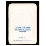 1977-78 Topps - Glossy Insert Clark Gillies #6 Vintage Hockey Card