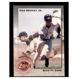 1995 Megacards Ken Griffey Jr. and Ty Cobb In the Zone