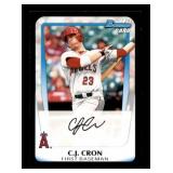 2011 1st Bowman Card C.J. Cron Former Minnesota Twins Player