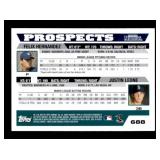2005 Topps - Prospects Félix Hernández, Justin Leone #688 Rookie Card