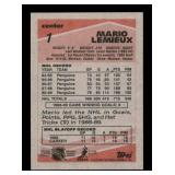 1989-90 Topps - Mario Lemieux #1 Vintage Hockey Card