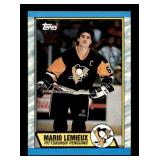 1989-90 Topps - Mario Lemieux #1 Vintage Hockey Card