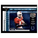 2001 Pacific Private Stock Titanium - Nfl Players Fantasy Football Reggie Wayne #11 /2000 (RC) Rookie Card