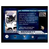 2001 Pacific Private Stock Titanium - Nfl Players Fantasy Football Michael Bennett /2000 (RC) Rookie Card