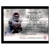 2007 SAGE Aspire - Century Club Adrian Peterson #C11 (RC) Rookie Card