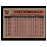 1981 Topps - Carl Yastrzemski #110 Vintage Baseball Card