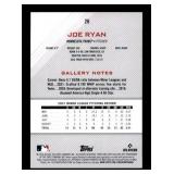 2022 Topps Gallery - Joe Ryan #26 (RC) Rookie Card