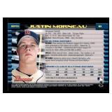 2002 Topps Justin Morneau Rookie Card Twins