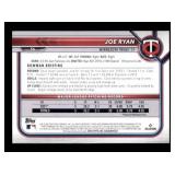2022 Bowman Joe Ryan Rookie Card