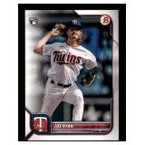 2022 Bowman Joe Ryan Rookie Card