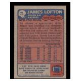1985 Topps - James Lofton #75