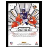 2023 Donruss Jordan Addison Bomb Squad Insert Card