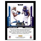 2023 Panini Contenders - Round Numbers Jordan Addison, Quentin Johnston #8 Rookie Card (RC)