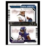 2023 Panini Contenders - Round Numbers Jordan Addison, Quentin Johnston #8 Rookie Card (RC)