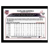 2022 Topps Chrome Carlos Correa Purple Parallel
