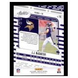 2024 Panini Absolute - Rookies J.J. McCarthy #110 (RC) Rookie Card