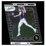 2024 Panini Absolute - Rookies J.J. McCarthy #110 (RC) Rookie Card