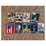 Baseball Star Rookie Card Lot, 9 Cards Total
