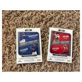 Two Absolute Baseball Rookie Threads Cards Featuring Game Used Jersey Patches