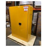 Garvee - 45 Gal Flammable Safe Cabinet, 43" x 18" x 65" Galvanized Steel Flammable Liquid Storage Cabinet