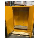 Garvee - 45 Gal Flammable Safe Cabinet, 43" x 18" x 65" Galvanized Steel Flammable Liquid Storage Cabinet