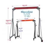 4000 Lbs Lyfoocrane Adjustable Gantry Shop Crane